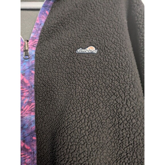 Chubbies mens Jacket Large Reversible pockets Fleece sherpa full zip fleece - Picture 2 of 3